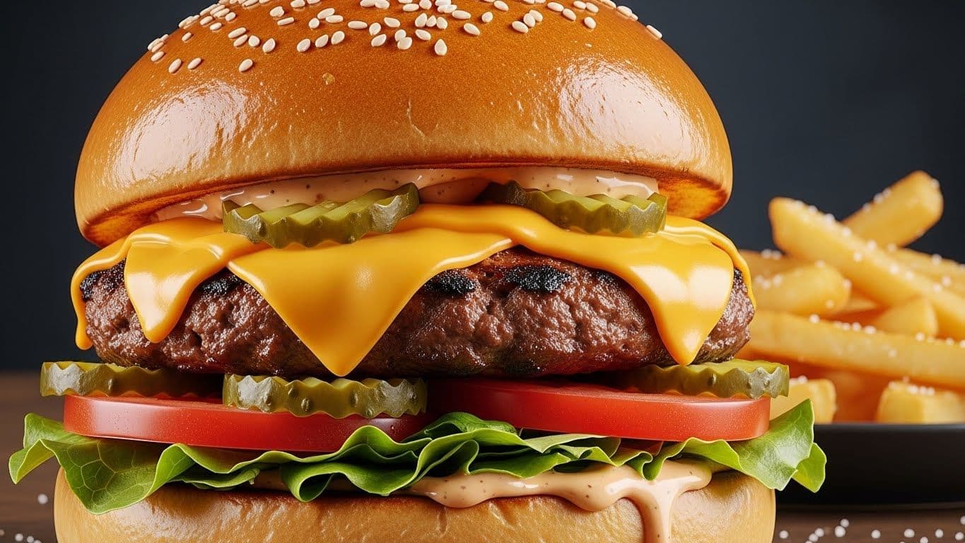 Juicy Backyard Classic Burger