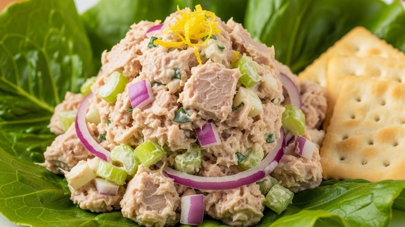 Creamy Dill Tuna Salad with Celery Crunch