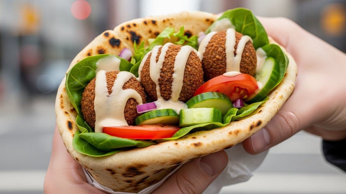 Crispy Falafel Wrap